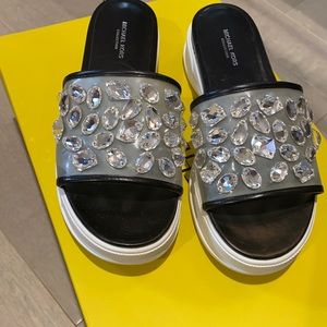 Michael Kors Collection Size 36 crystal Slides